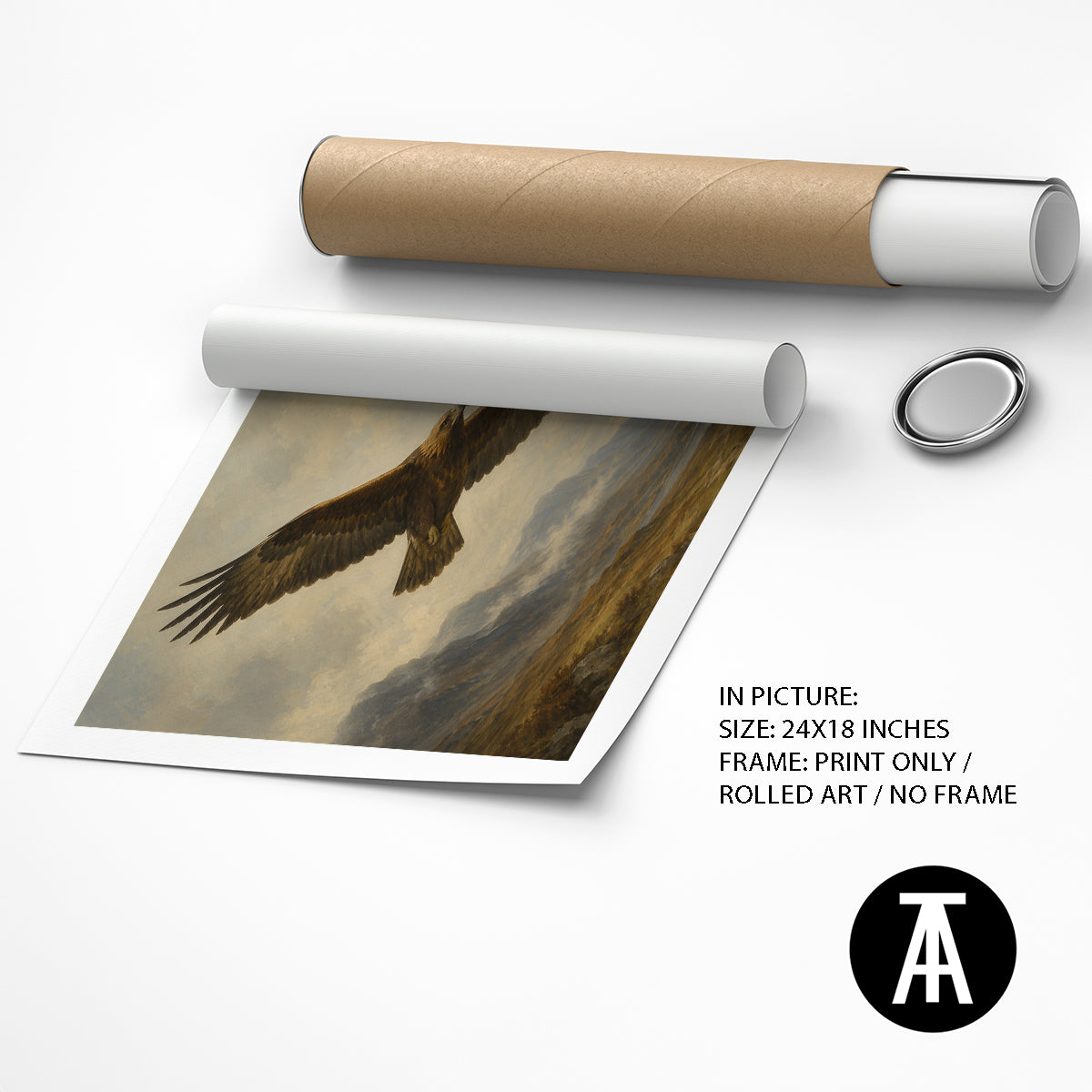 Artwork as Print Only or Rolled Art