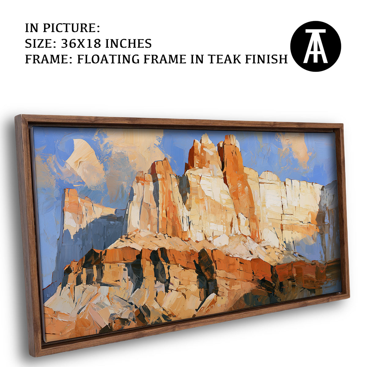 Artwork in Floating Frame