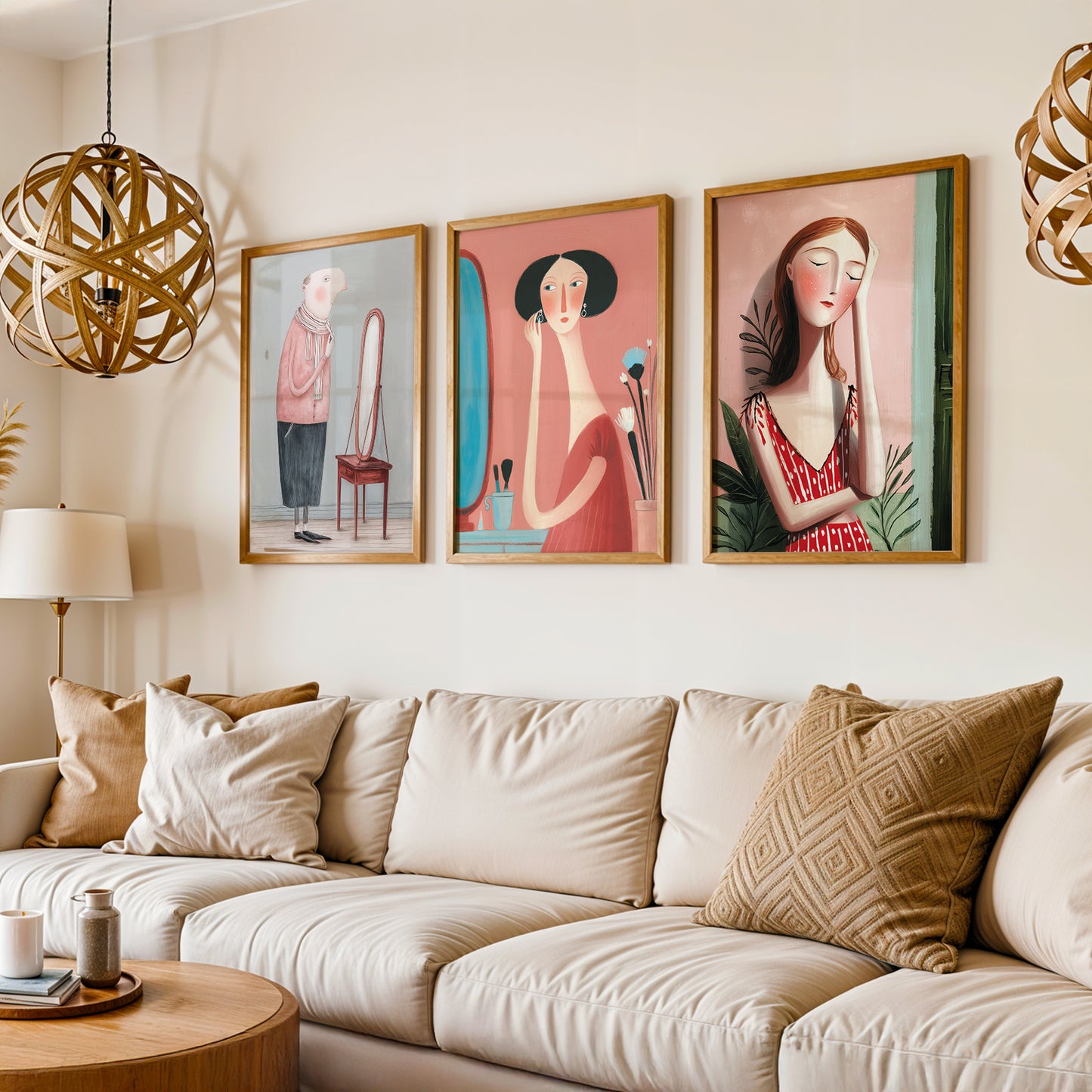 Gallery Wall Set in Lifestyle Setting