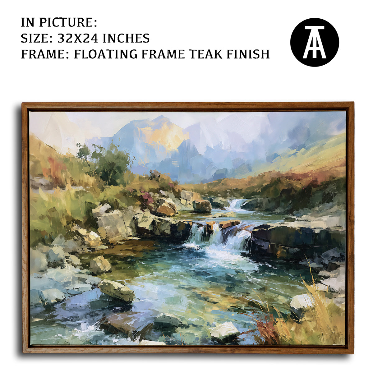 Artwork in Floating Frame