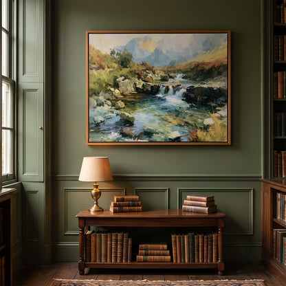 Painting in a Lifestyle Setting