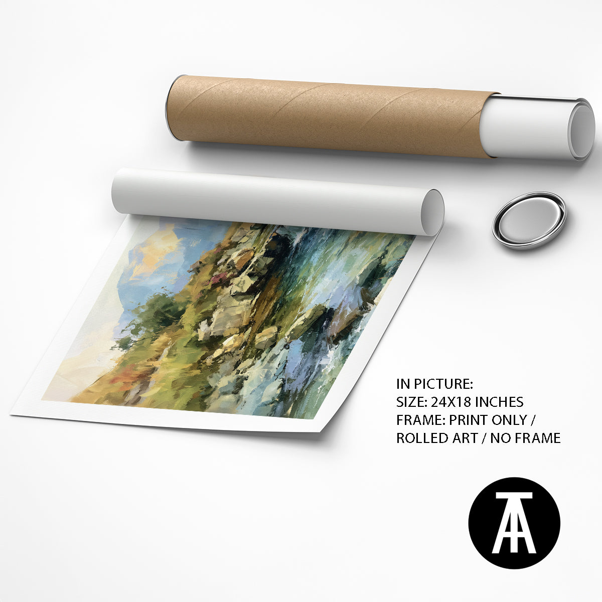 Artwork as Print Only or Rolled Art