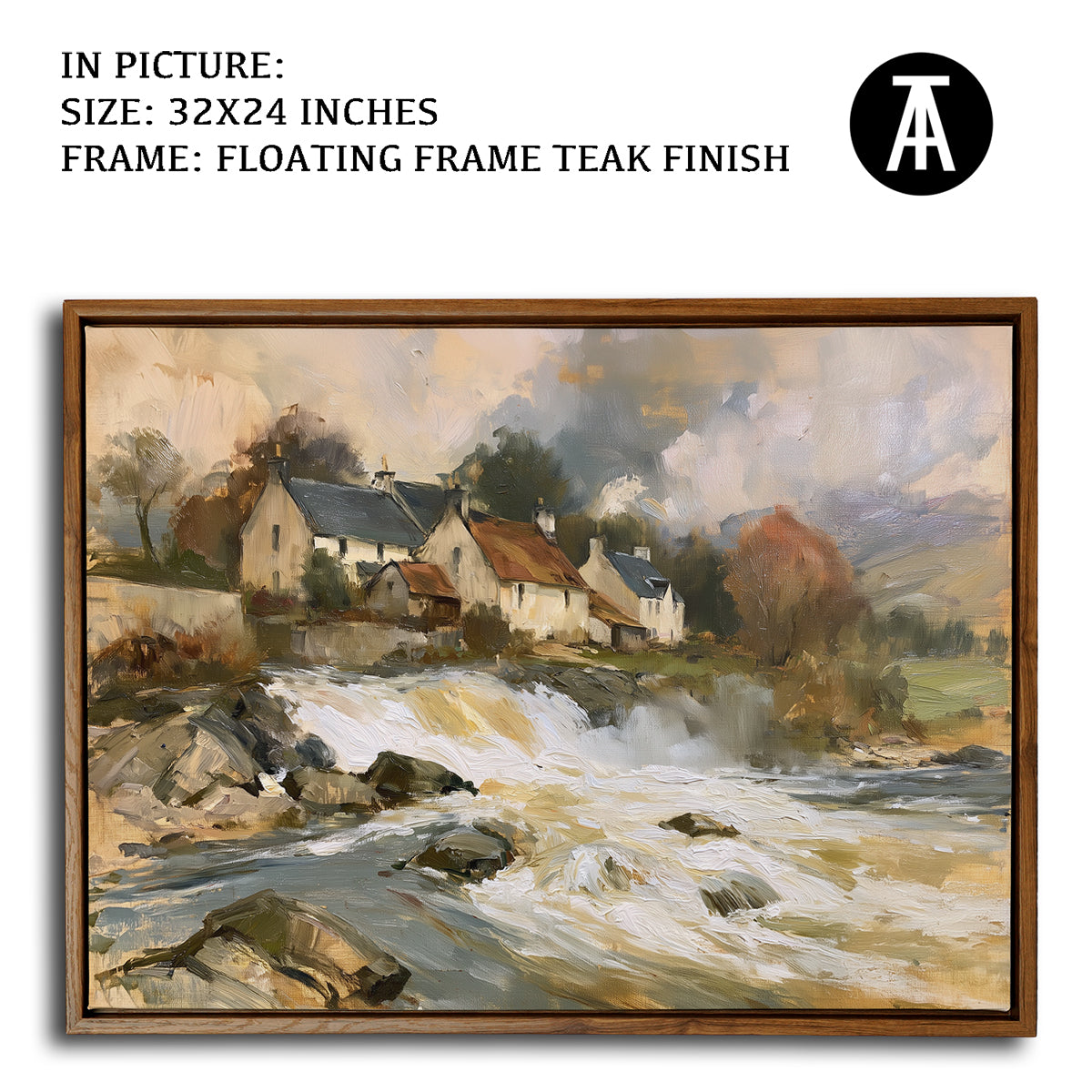 Artwork in Floating Frame
