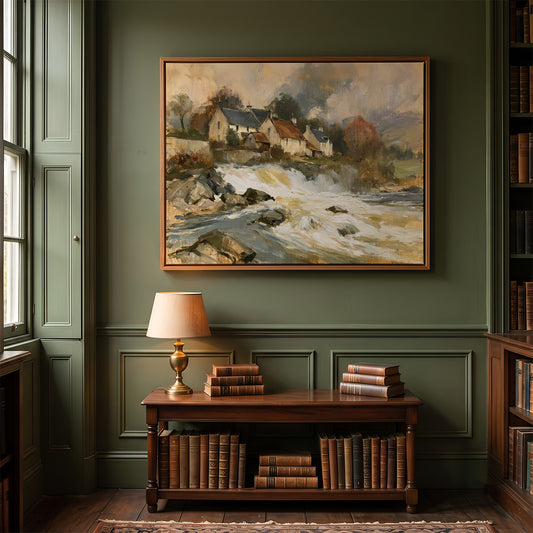 Painting in a Lifestyle Setting