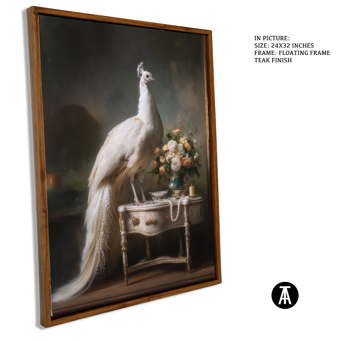 Sample Artwork in Floating Frame