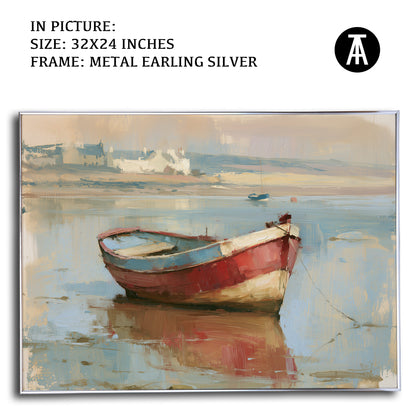 Artwork in Metal Earling Silver Frame