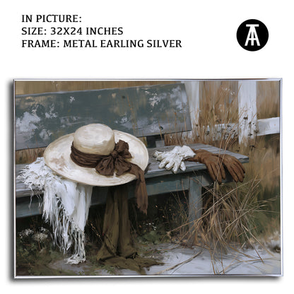 Artwork in Metal Earling Silver Frame