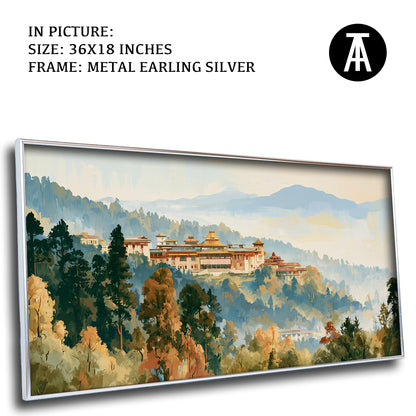 Artwork in Metal Earling Silver Frame