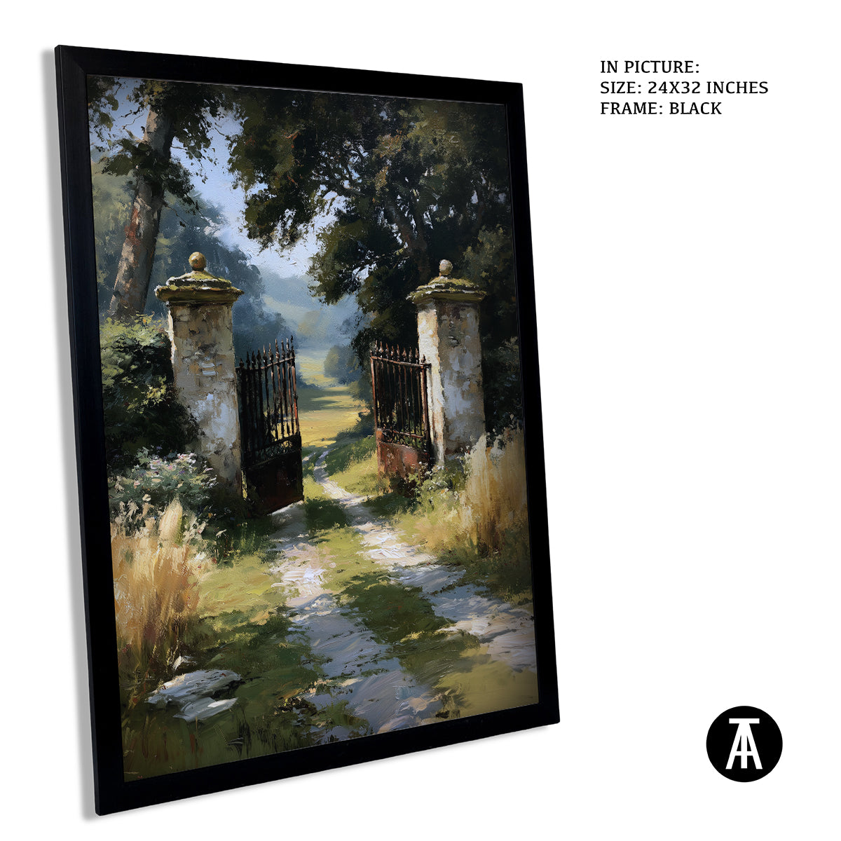 Artwork in Black Frame