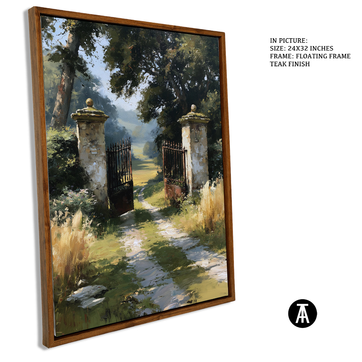 Artwork in Floating Frame