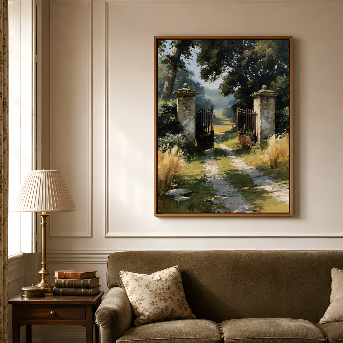 Painting in a Lifestyle Setting