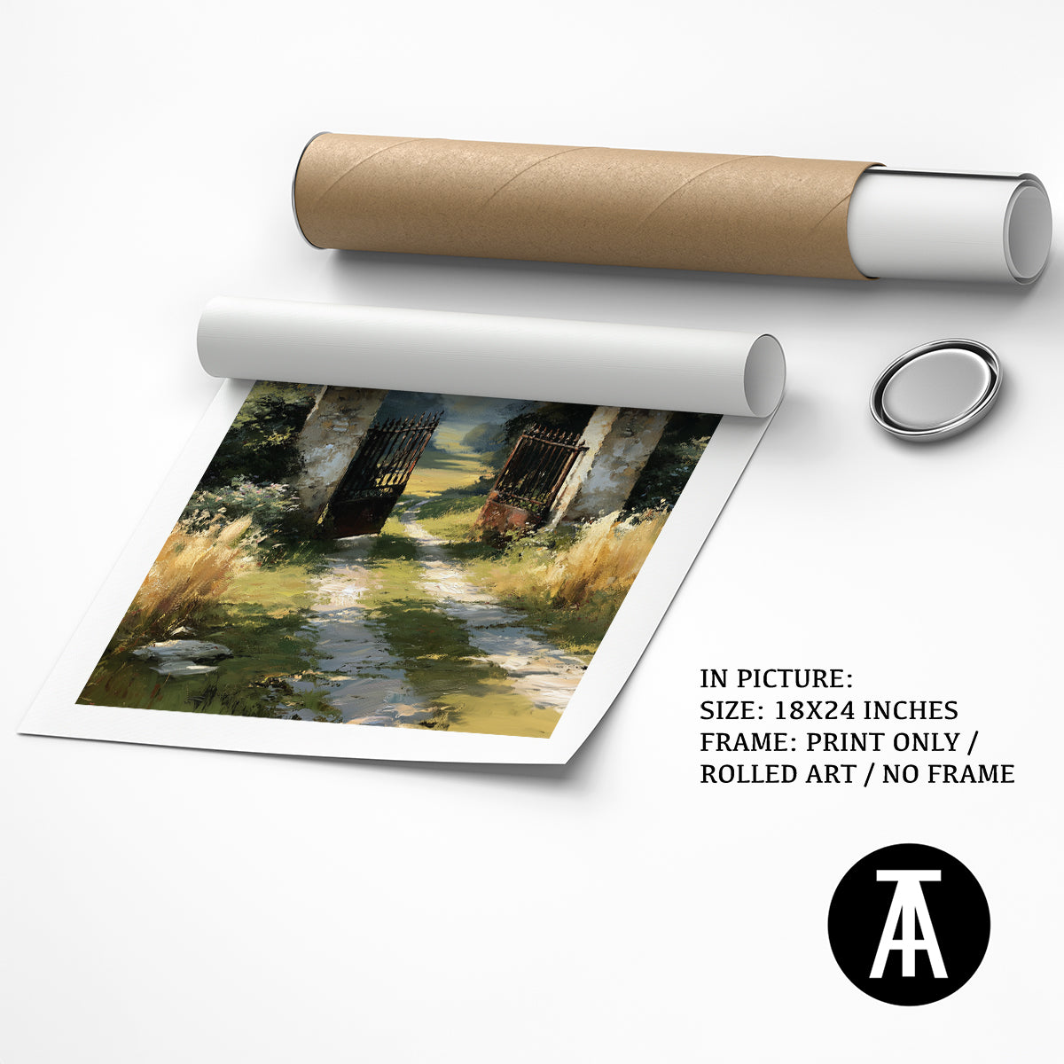 Artwork as Print Only or Rolled Art