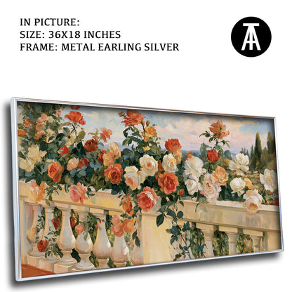 Artwork in Metal Earling Silver Frame