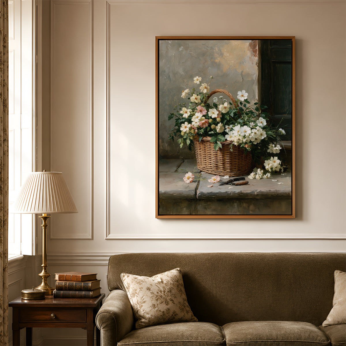 Painting in a Lifestyle Setting
