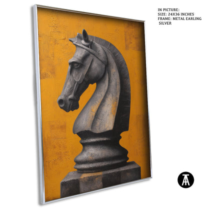 Artwork in Metal Earling Silver Frame