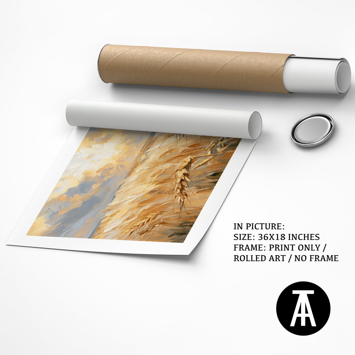 Artwork as Print Only / Rolled Art