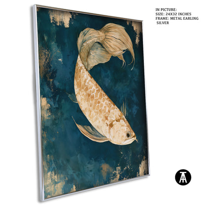 Artwork in Metal Earling Silver Frame