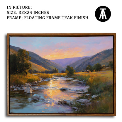 Artwork in Floating Frame