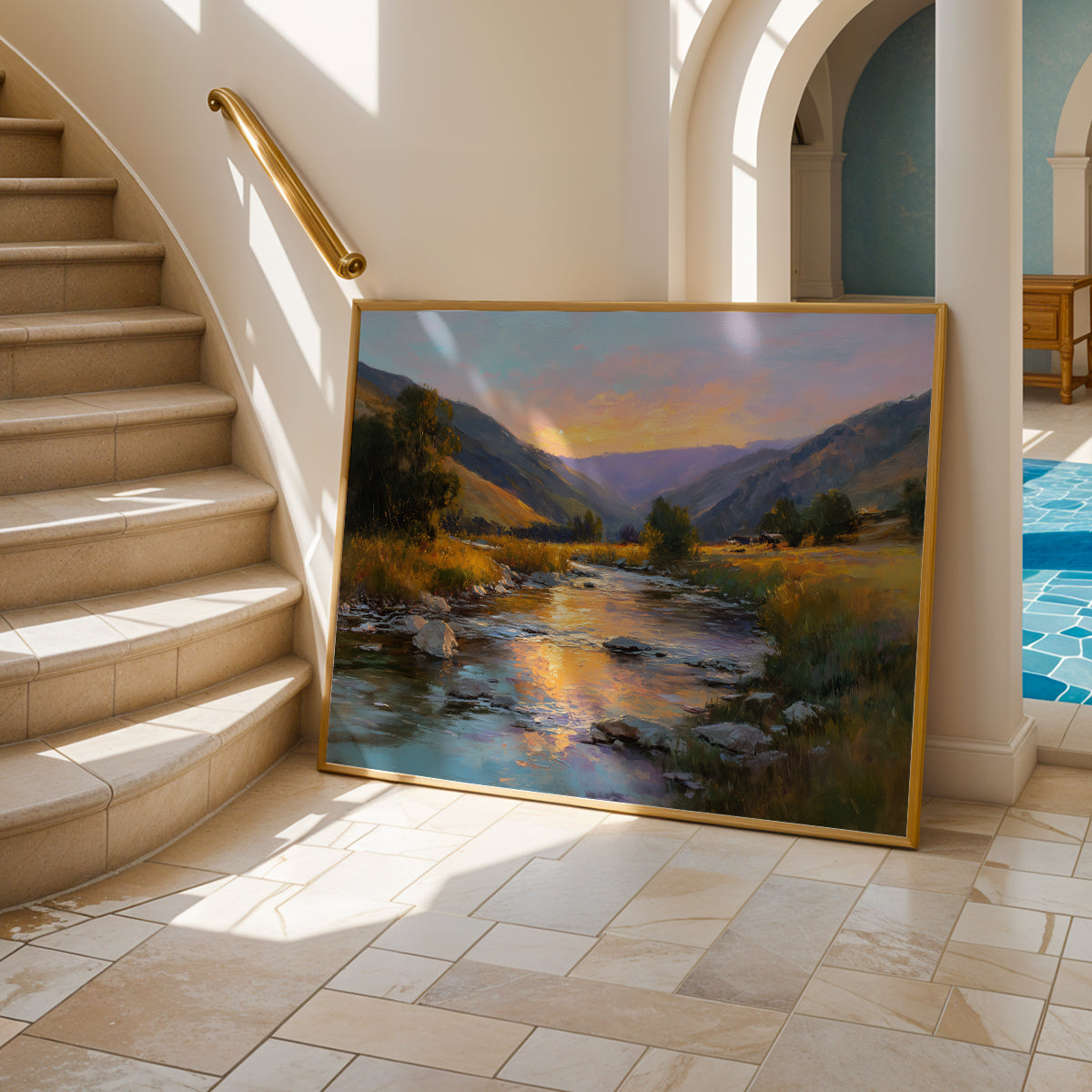 Vaastu Painting in a Lifestyle Setting