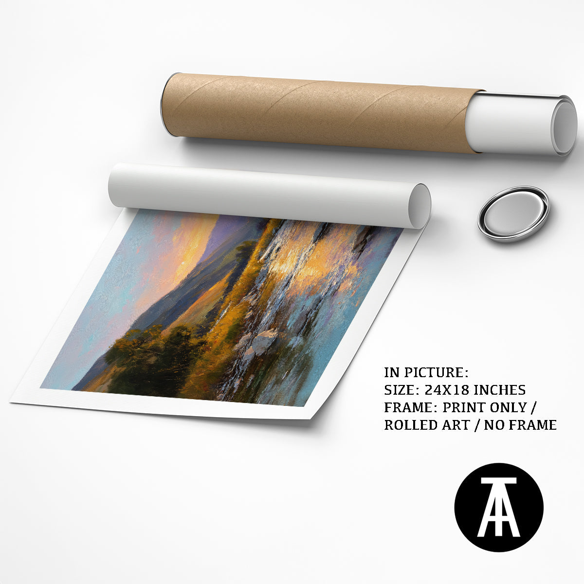 Artwork as Print Only or Rolled Art