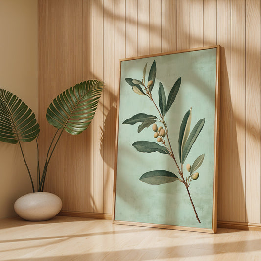 Floral Painting in a Lifestyle Setting