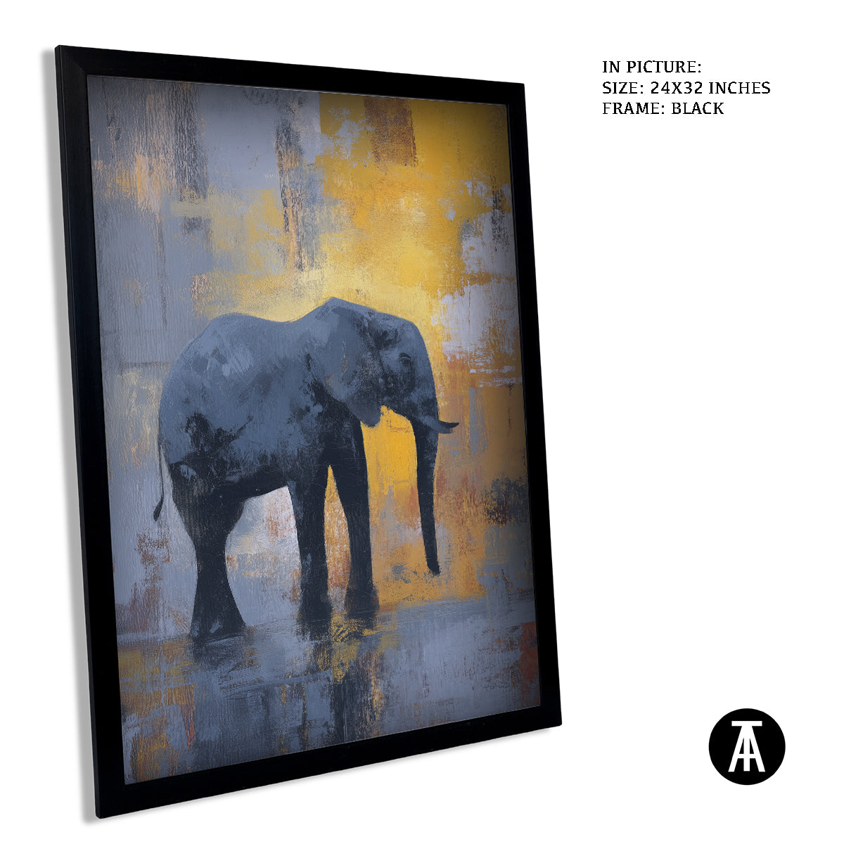 Artwork in Metal Earling Silver Frame