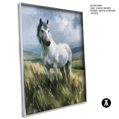 Artwork in Metal Earling Silver Frame