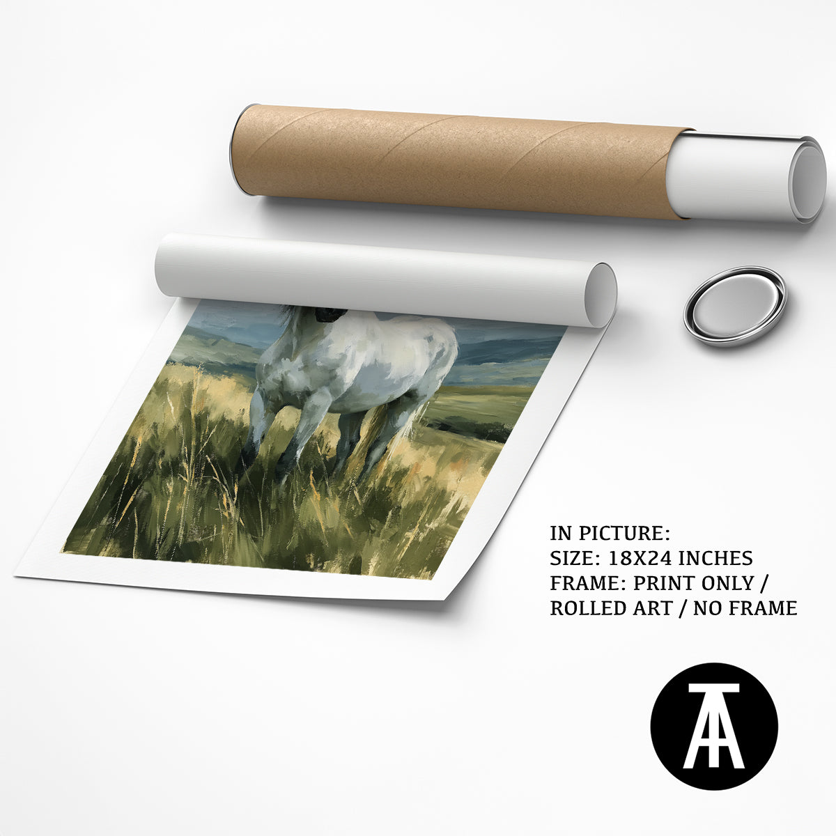 Artwork as Print Only or Rolled Art