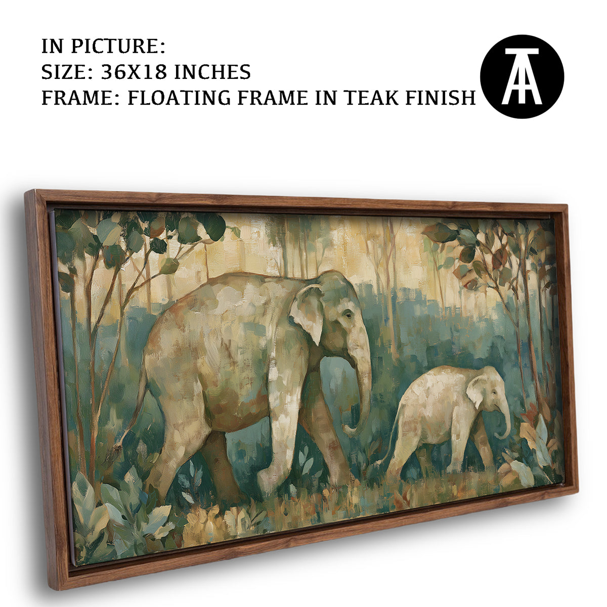 Artwork in Floating Frame