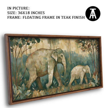 Artwork in Floating Frame
