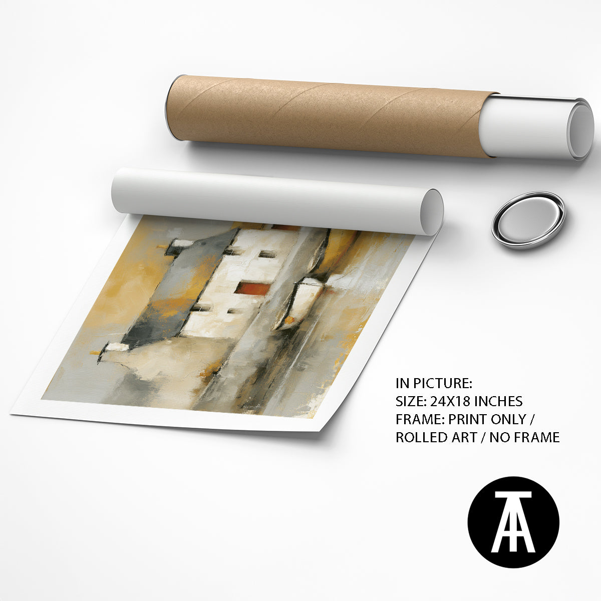 Artwork as Print Only or Rolled Art