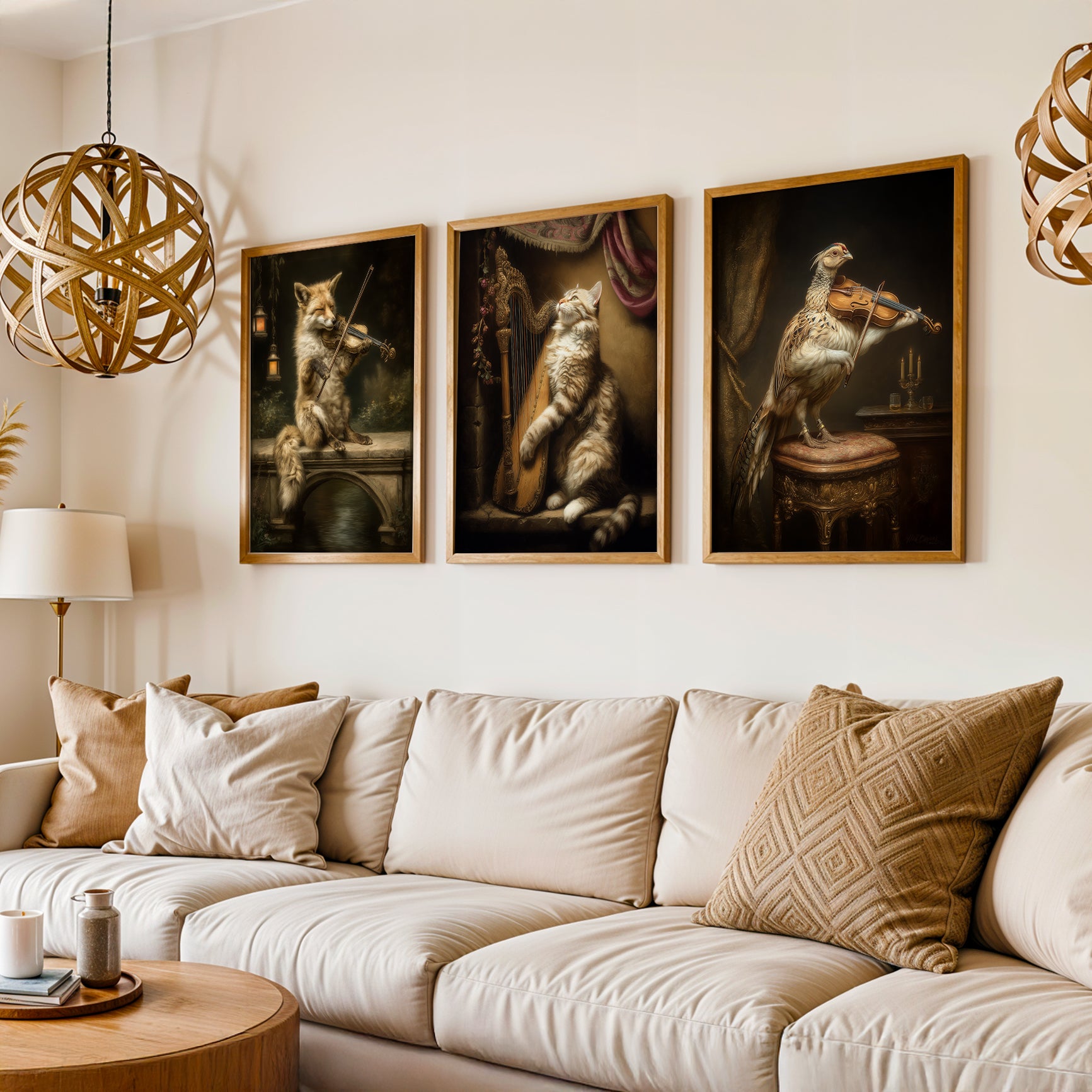 Gallery Wall Set in Lifestyle Setting