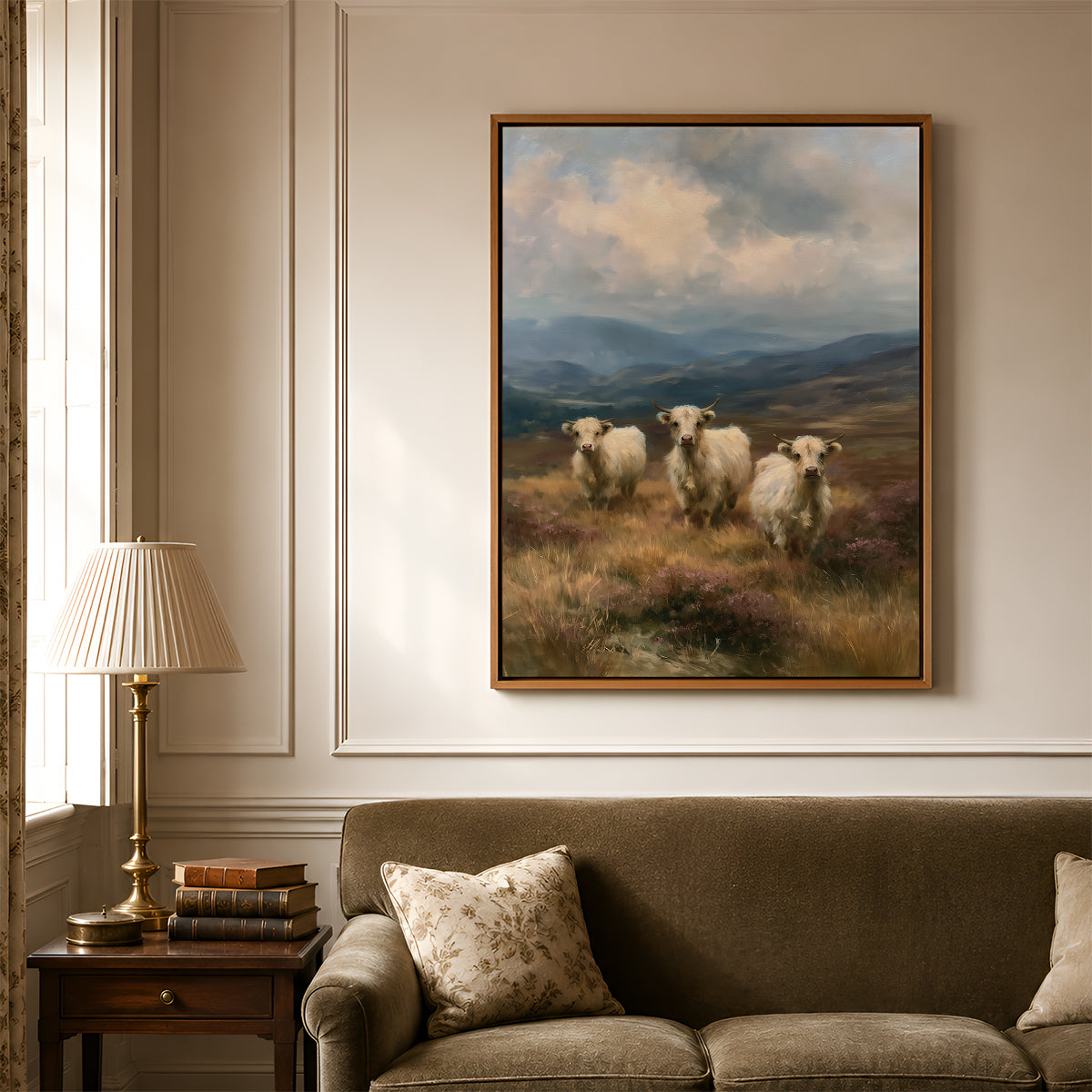 Painting in a Lifestyle Setting