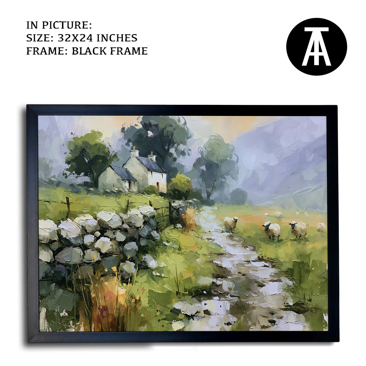 Artwork in Black Frame