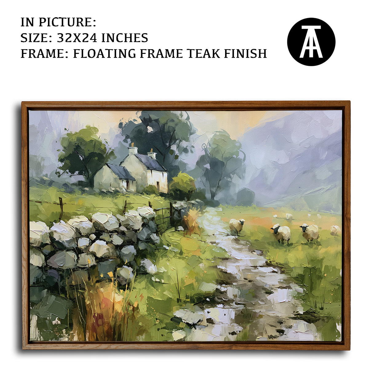 Artwork in Floating Frame