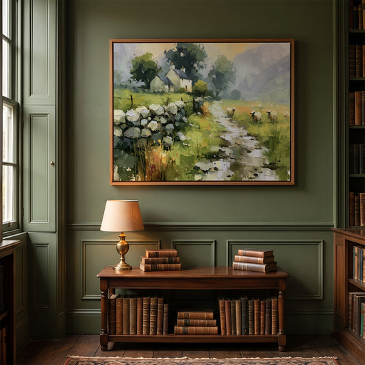Painting in a Lifestyle Setting