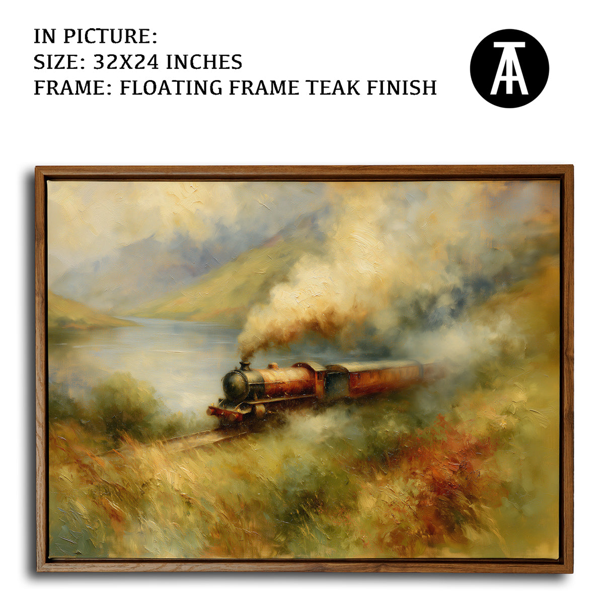 Artwork in Floating Frame