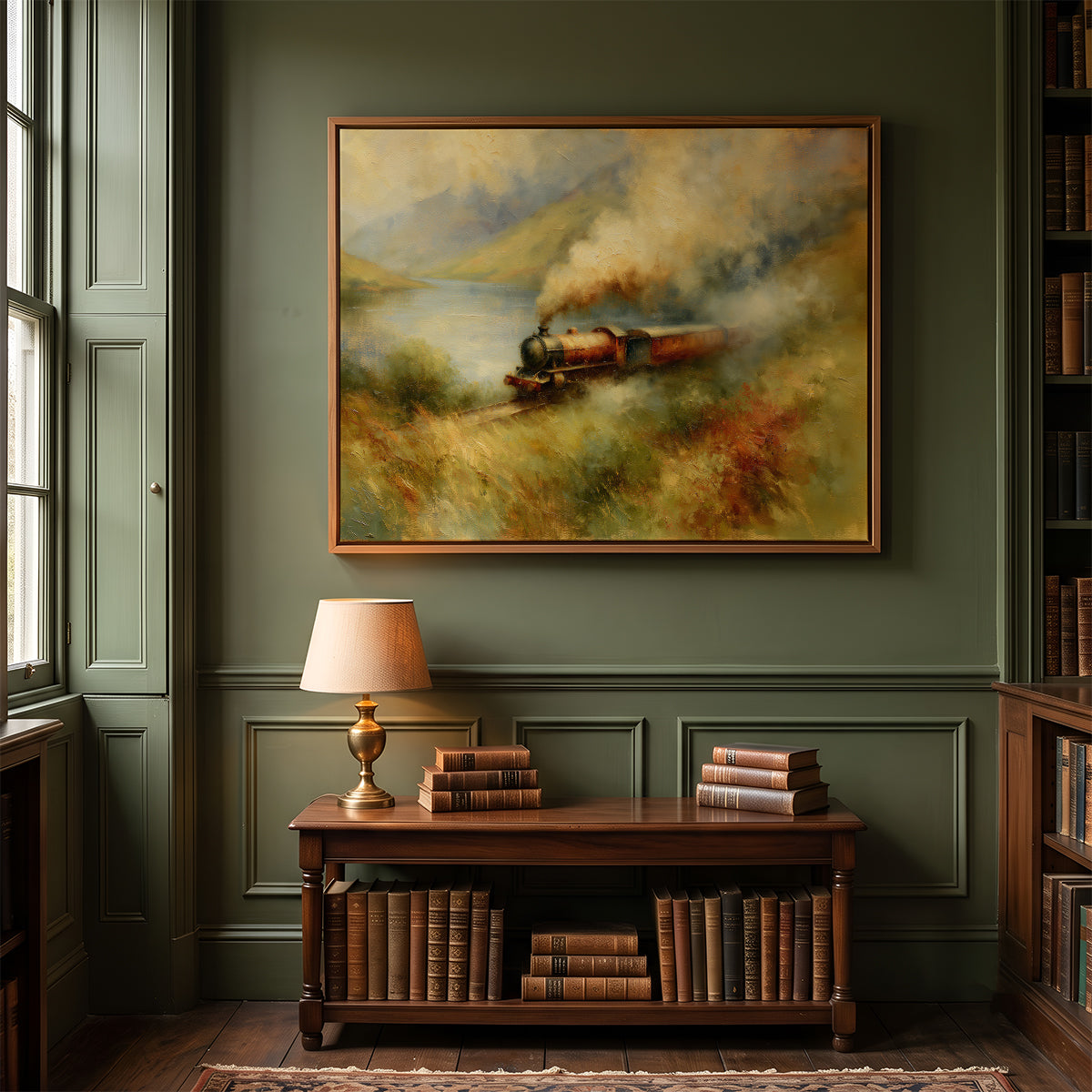 Painting in a Lifestyle Setting