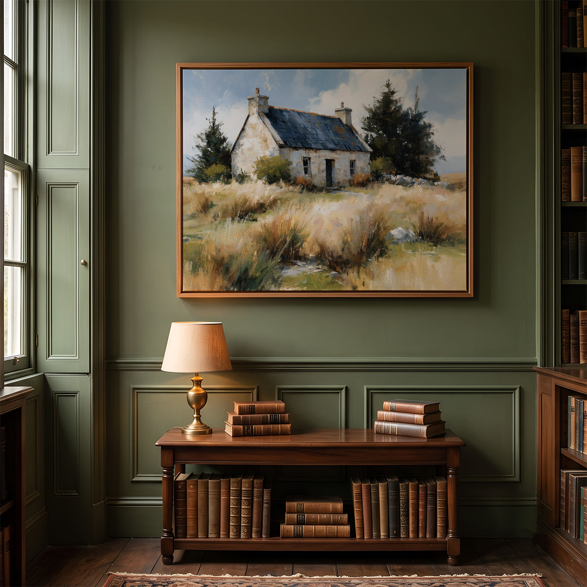 Painting in a Lifestyle Setting