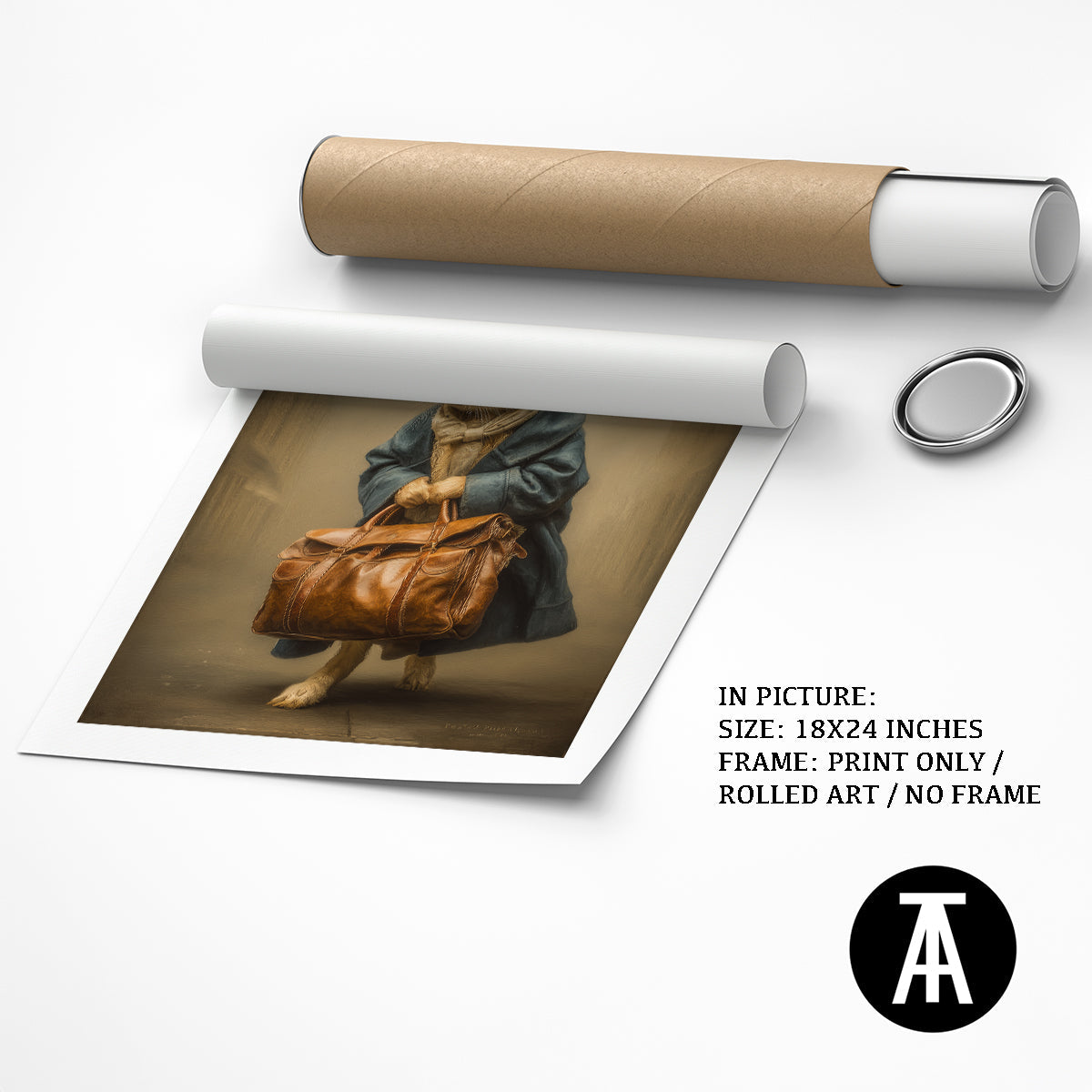 Artwork as Print Only or Rolled Art