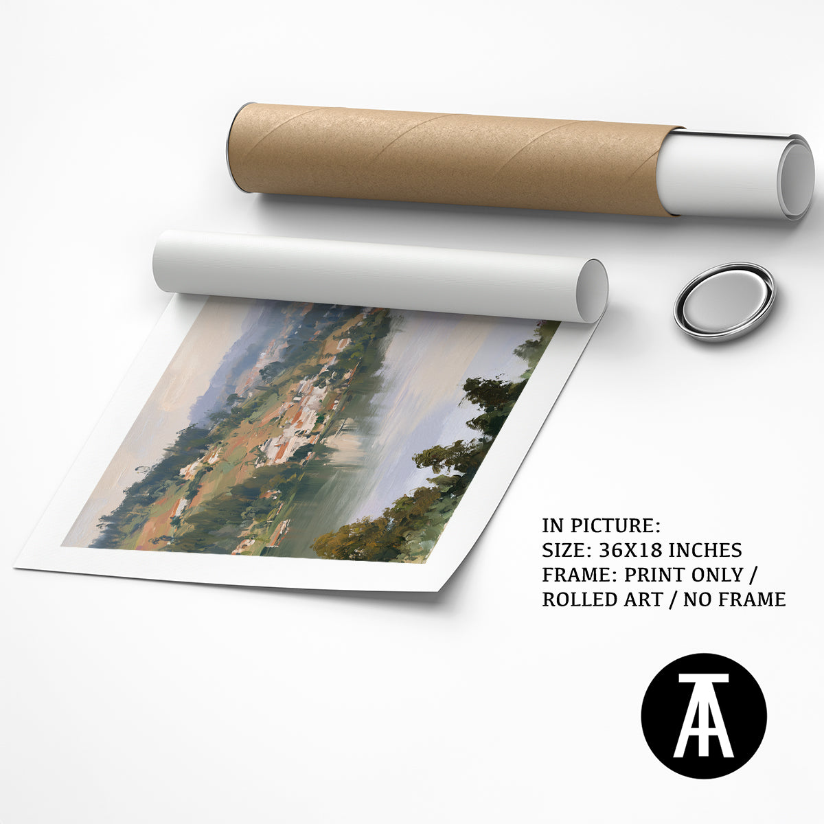 Artwork as Print Only or Rolled Art