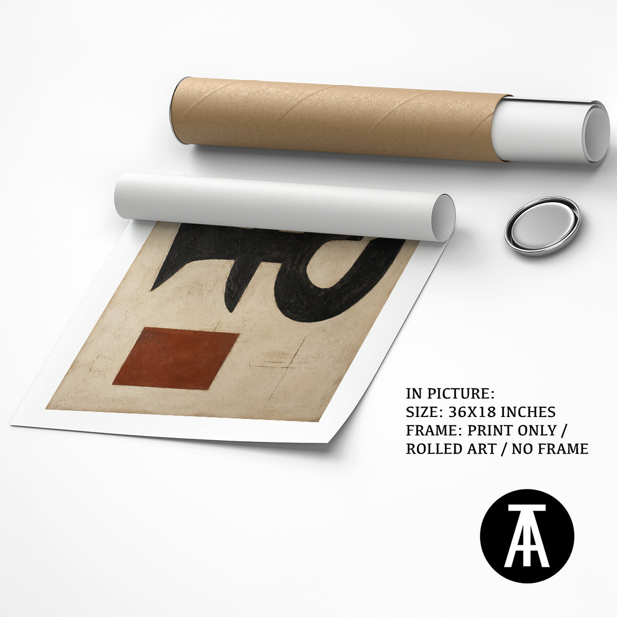 Artwork as Print Only / Rolled Art