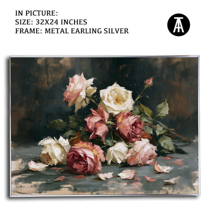 Artwork in Metal Earling Silver Frame