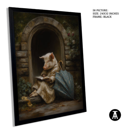 Sample Artwork in Black Frame