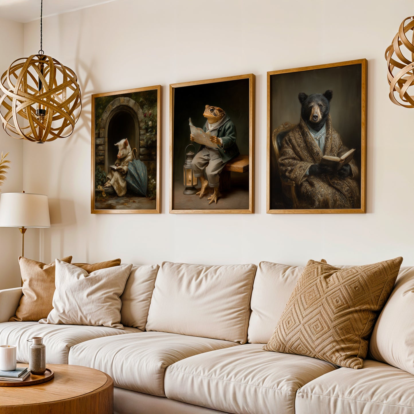Gallery Wall Set in Lifestyle Setting