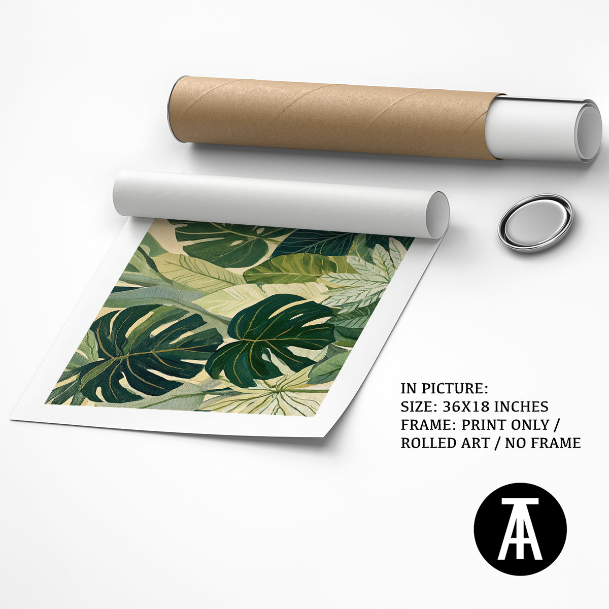 Artwork as Print Only / Rolled Art