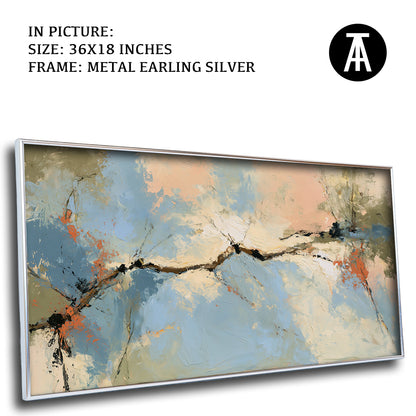 Artwork in Metal Earling Silver Frame