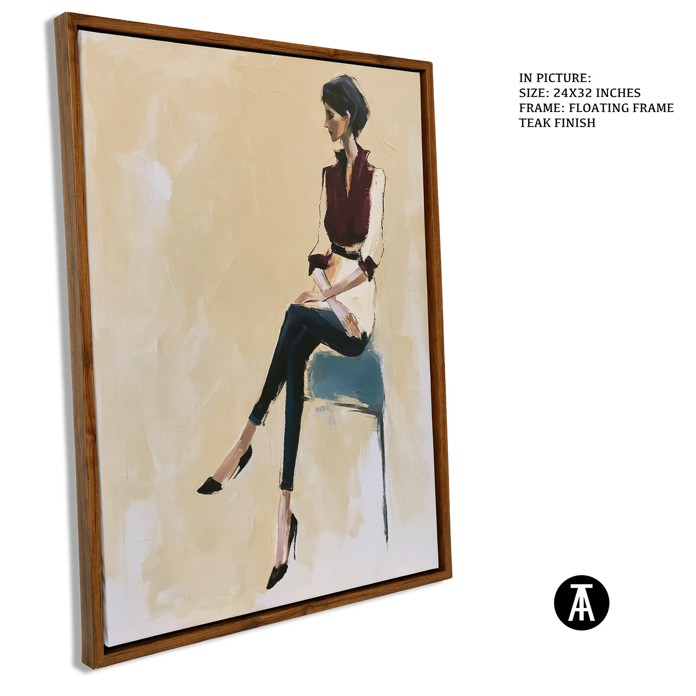 Artwork in Floating Frame