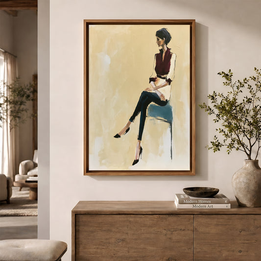 Painting in a Lifestyle Setting