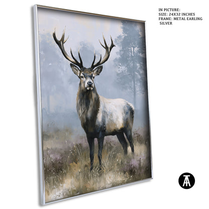 Artwork in Metal Earling Silver Frame